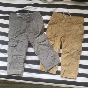 Fleece Lined Caro Pants - 2 Pairs - Size 18 Months